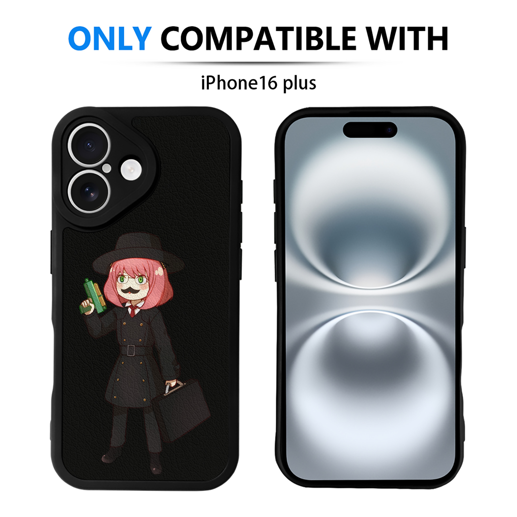 （画像用） SPY×FAMILY间谍家家酒 【iPhone 16シリーズ対応】シリコンスマホケース（レザー調） 材質：シリコン